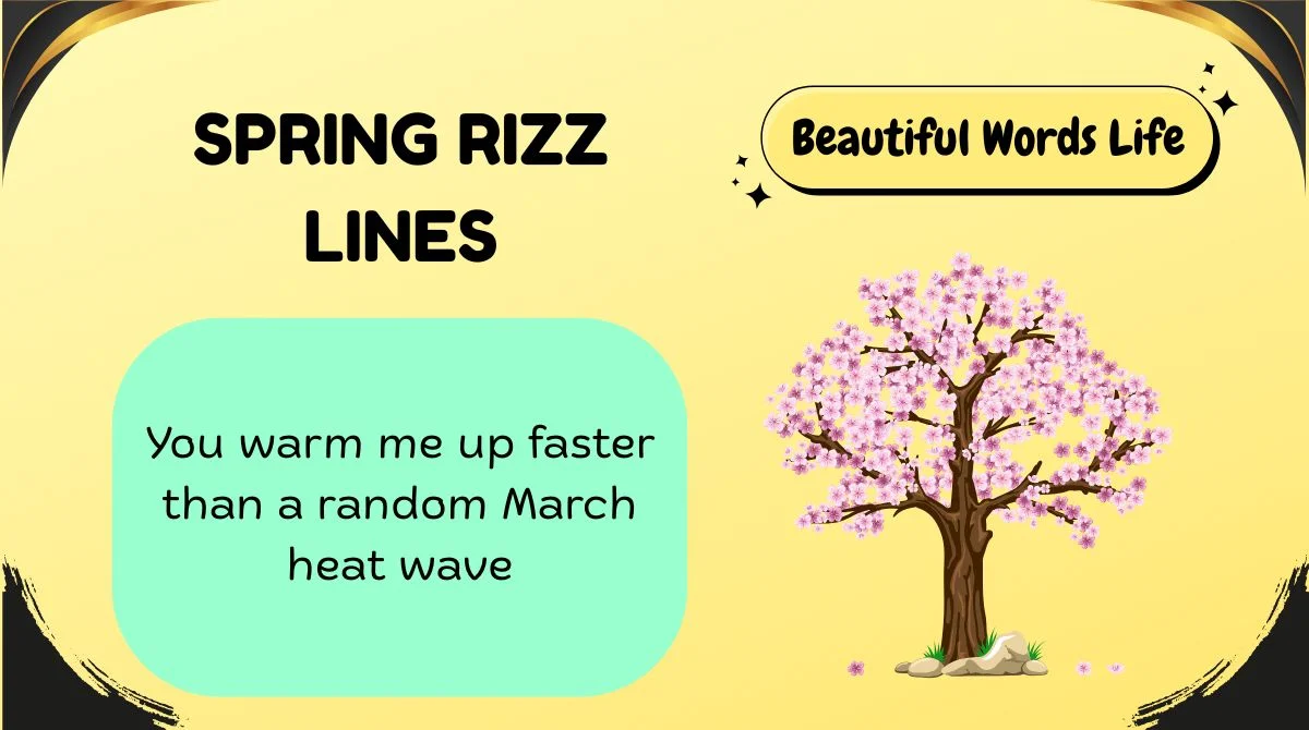 Spring Rizz Lines