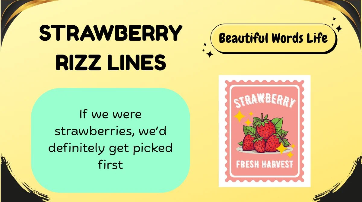 Strawberry Rizz Lines