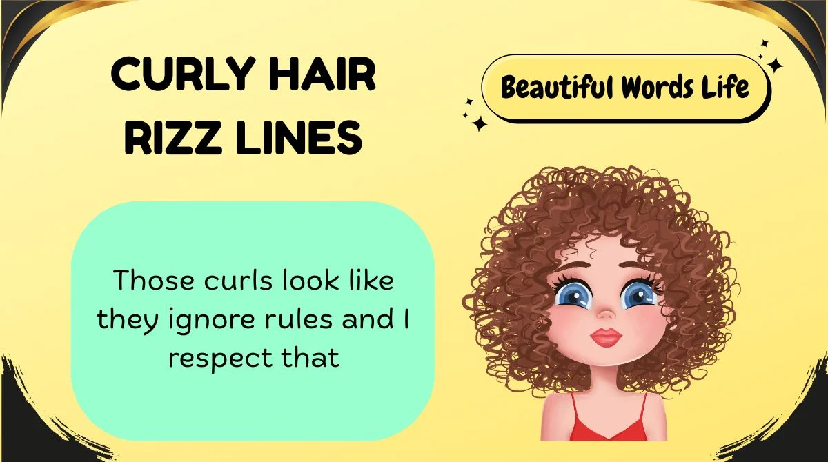 159+ Curly Hair Rizz Lines That Bounce Harder Than Your Curls 💫😌