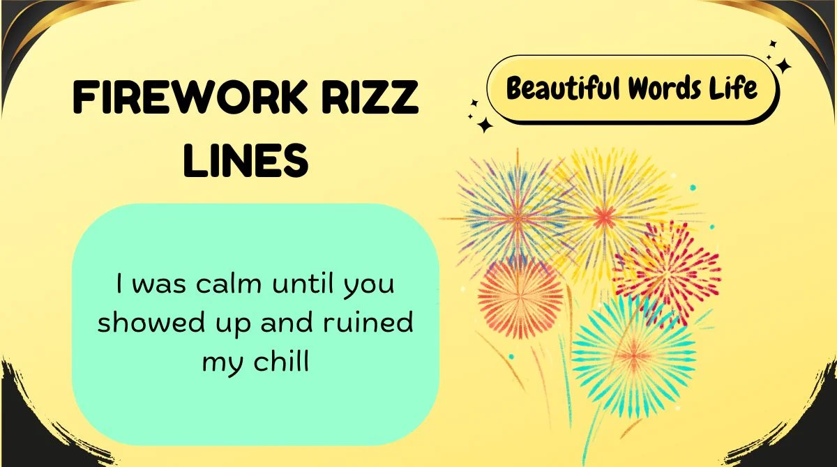 Firework Rizz Lines