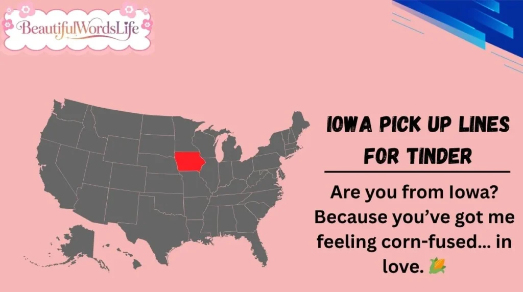 Iowa Pick Up Lines for Tinder