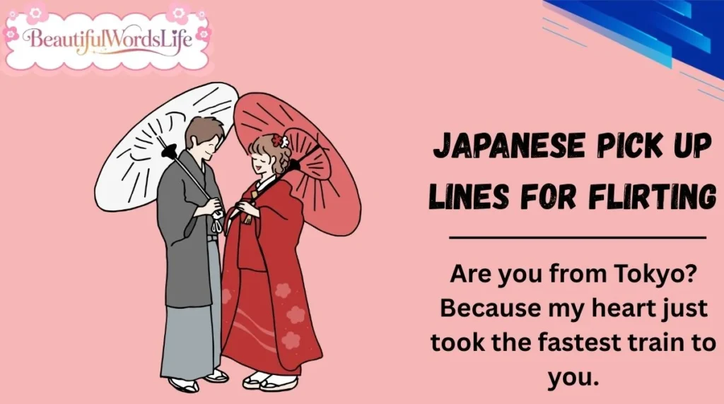 Japanese Pick Up Lines for Flirting