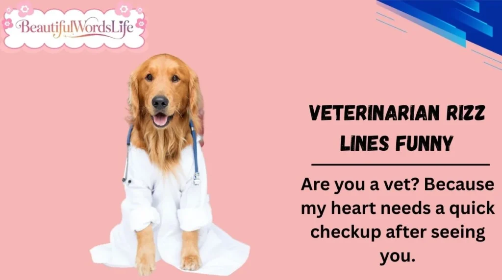 Veterinarian Rizz Lines Funny