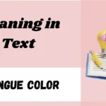 Tongue Color Meaning